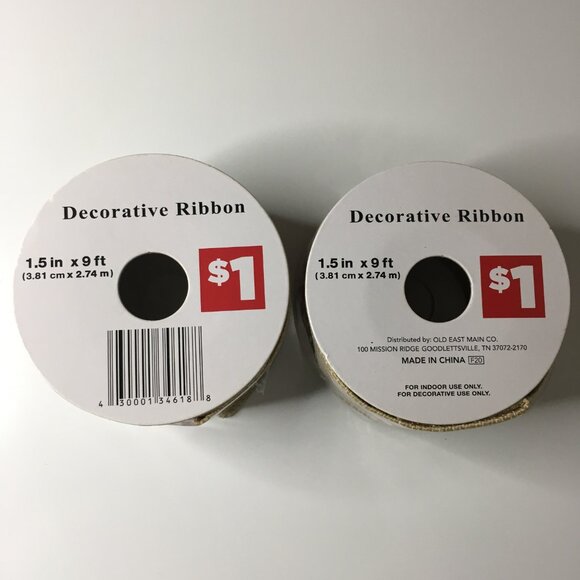 Home for the Holidays Red Truck Christmas Wired Ribbon 2 Rolls 1.5 in x 9 ft - Picture 2 of 12